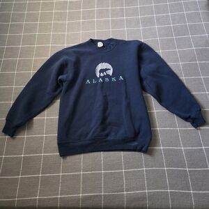 Vtg Alaska Jerzees Super Sweats Sweatshirt